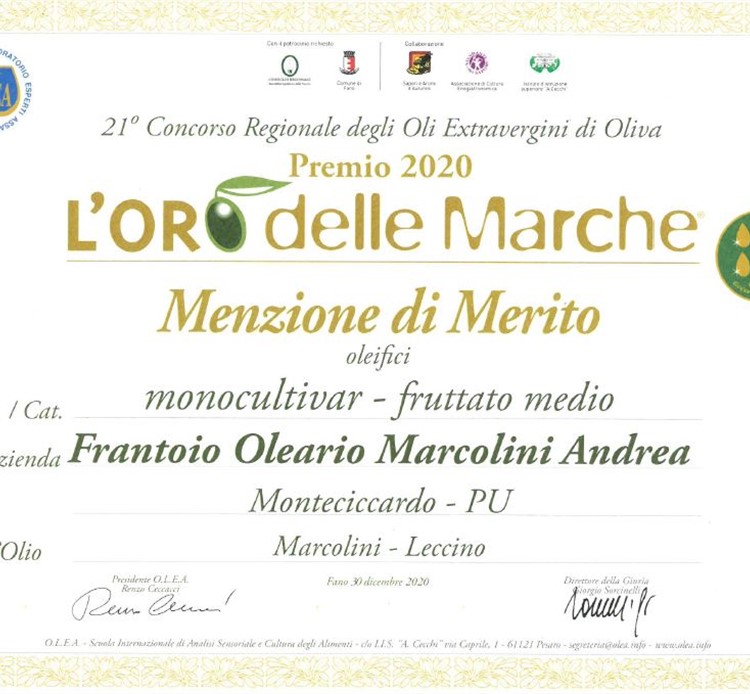 Oro delle Marche 2020