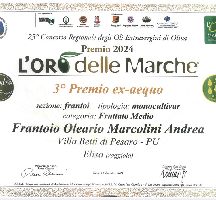 L'oro delle Marche 2024 Raggiola